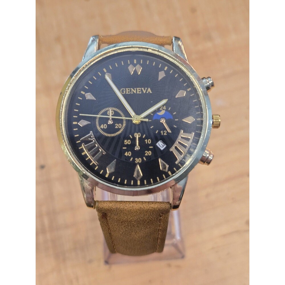 Geneva Men's Date Fashion Watch. NWOT.